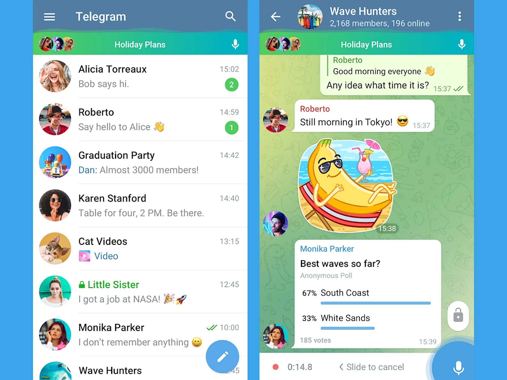 Telegram not adding friends